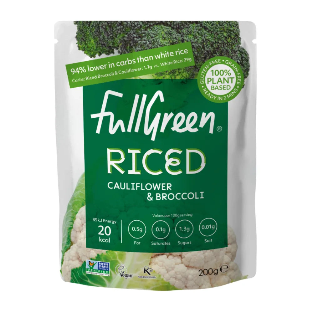Fullgreen Riced Cauliflower & Broccoli 6 x 200g