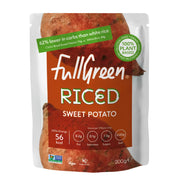 FullGreen riced sweet potato package on a white background
