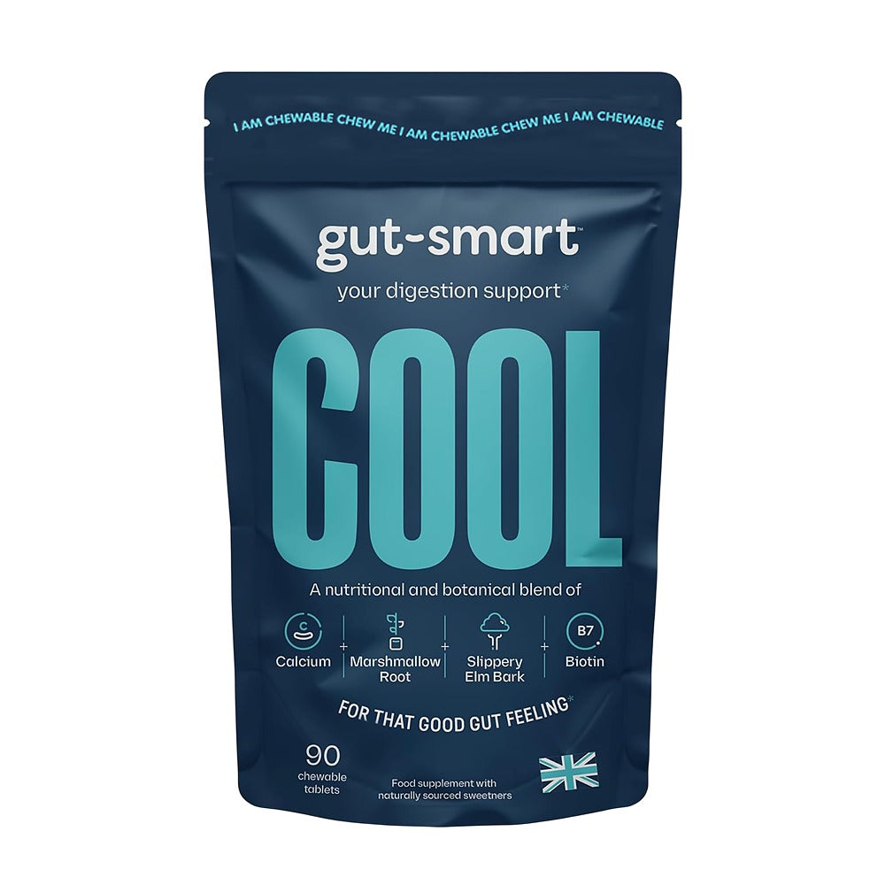 Gut-smart COOL supplement package on a white background
