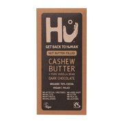 Box of Hu Cashew Butter with vanilla bean dark chocolate on a white background