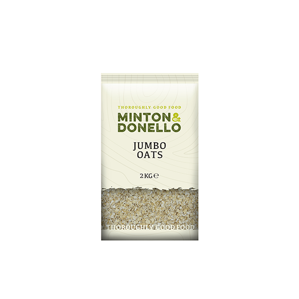 Minton & Donello Jumbo Oat Flakes 4 x 2Kg