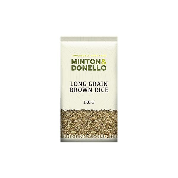 Minton & Donello Organic Long Grain Brown Basmati Rice 6 x 1Kg