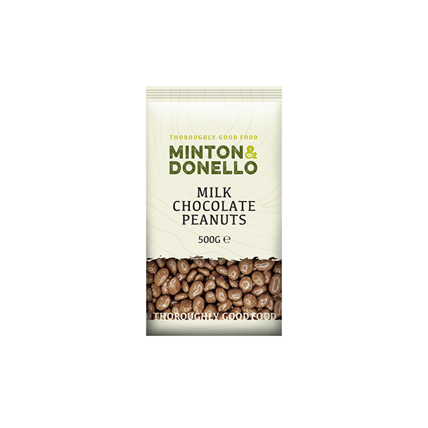Minton & Donello Milk Chocolate Peanuts 6 x 500g