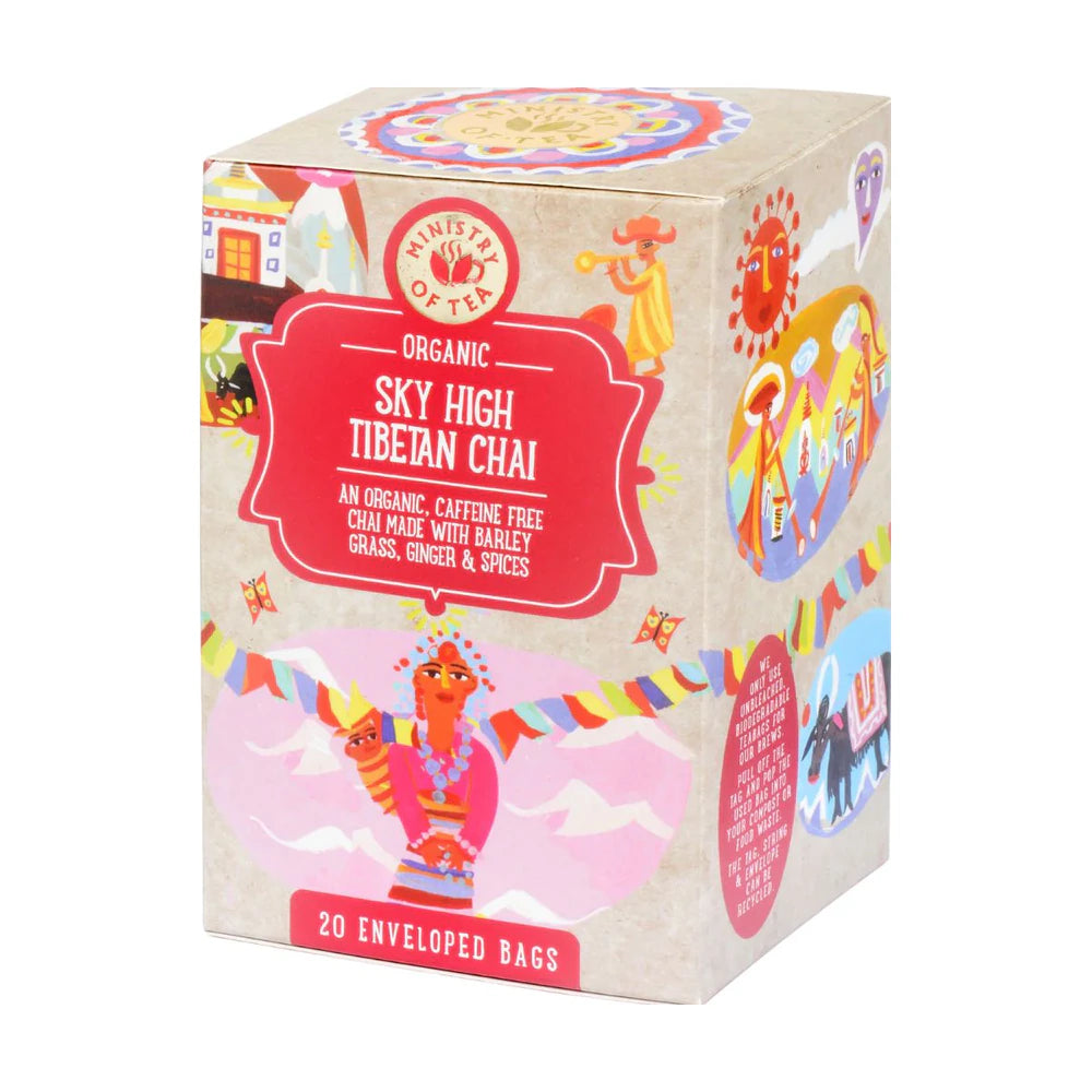 Ministry of Tea Organic Sky High Tibetan Chai 20 Bags