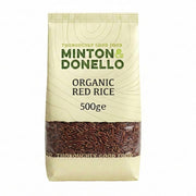 Minton & Donello Organic Red Rice package on a white background