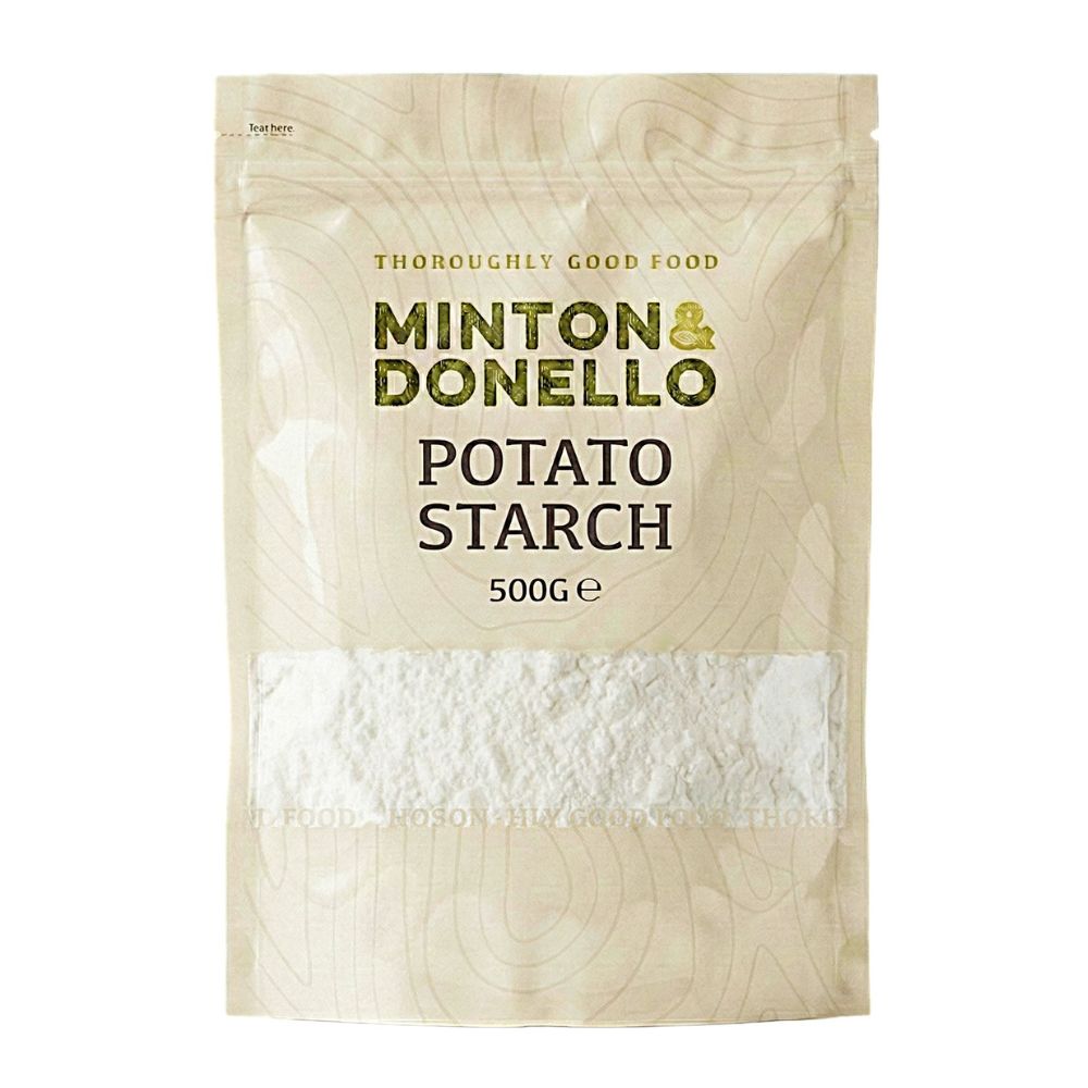 Minton & Donello Potato Starch packaging on a white background