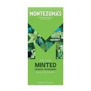 Montezuma's minted chocolate bar packaging on a white background