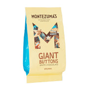 Montezuma's Giant Buttons white chocolate packaging on a white background