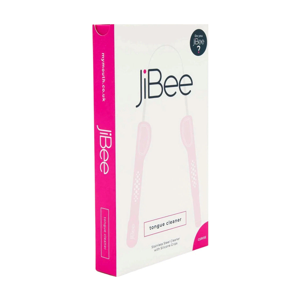 jiBee tongue cleaner packaging on a white background