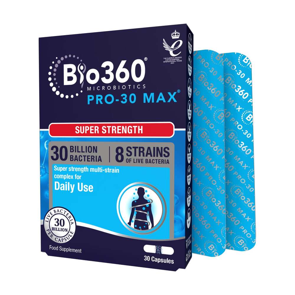 Bio360 Pro-30 Max supplement packaging on a white background
