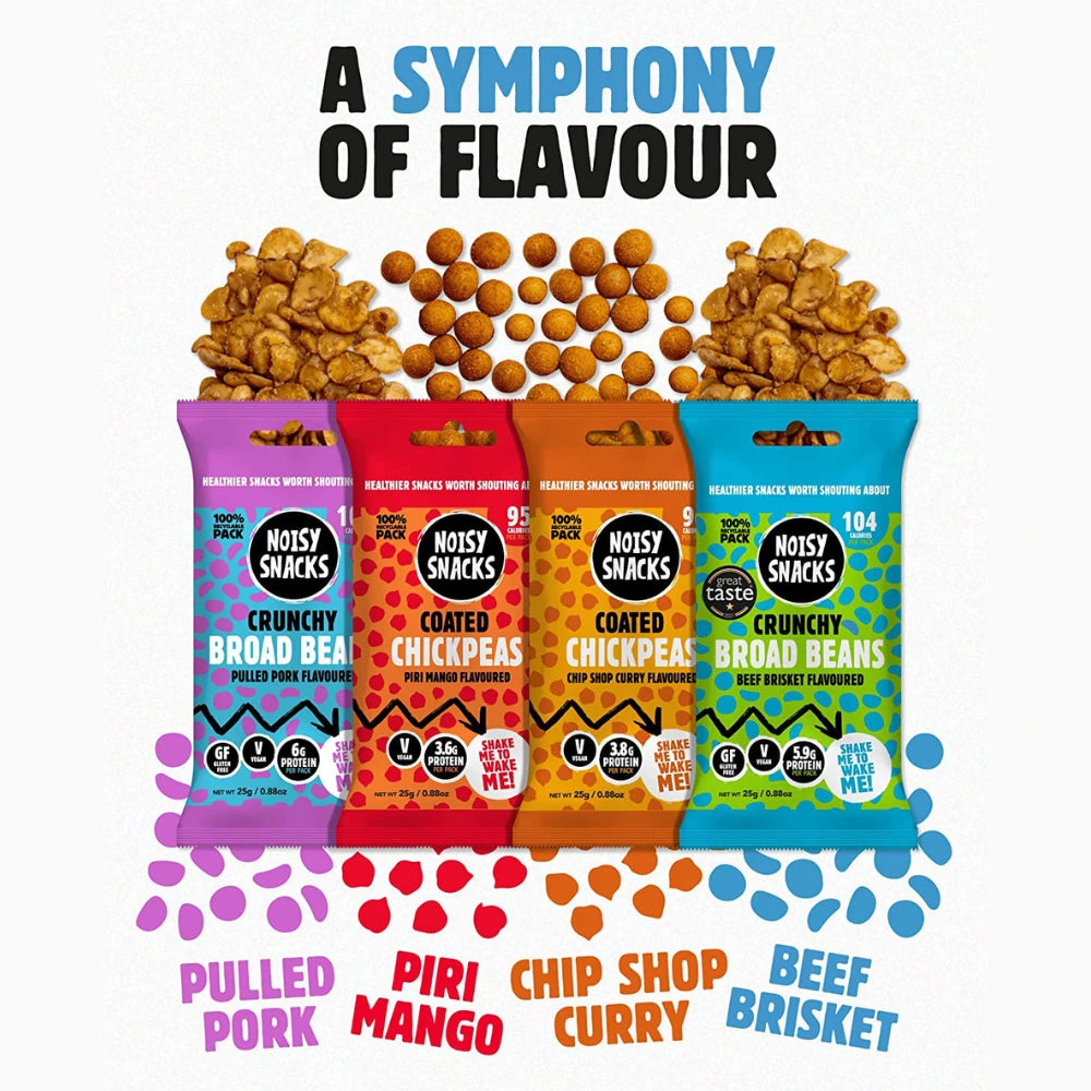 Noisy Snacks Boom Box Gift Box 24 Mixed Packs