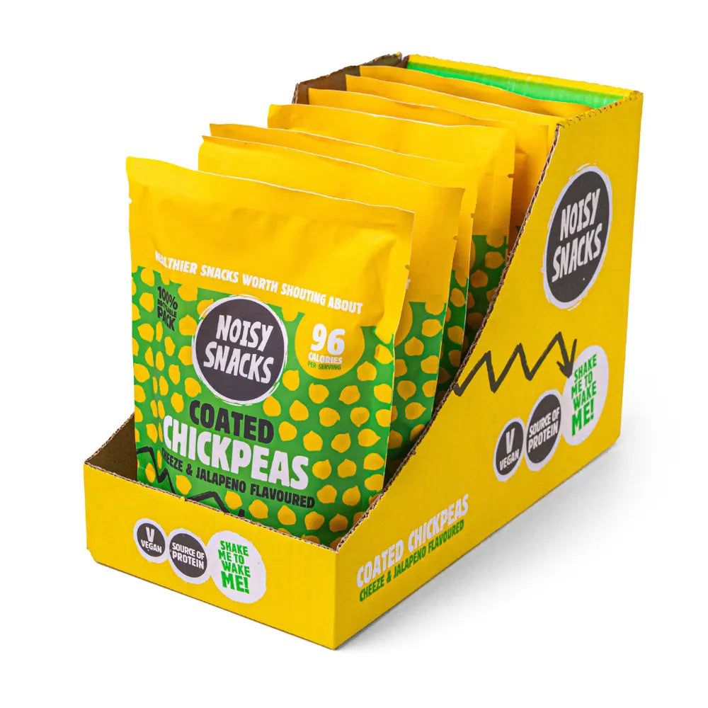 Noisy Snacks Chickpeas Cheeze & Jalapeno 7 x 100g