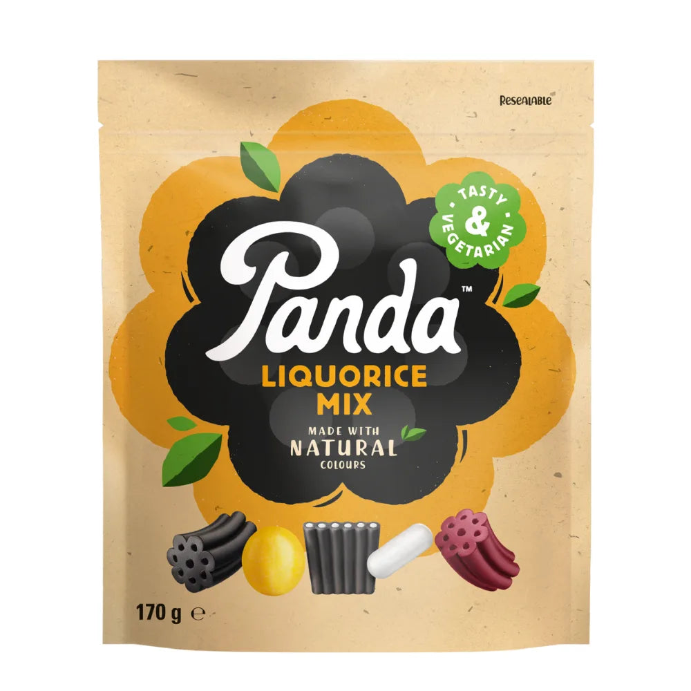 Panda Natural Liquorice Mix 12 x 170g