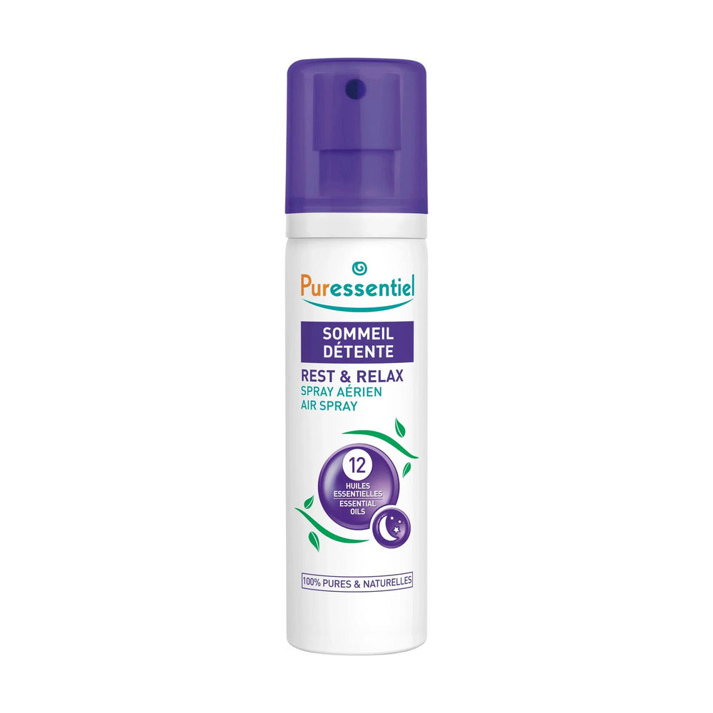 Puressentiel Rest & Relax air spray on a white background