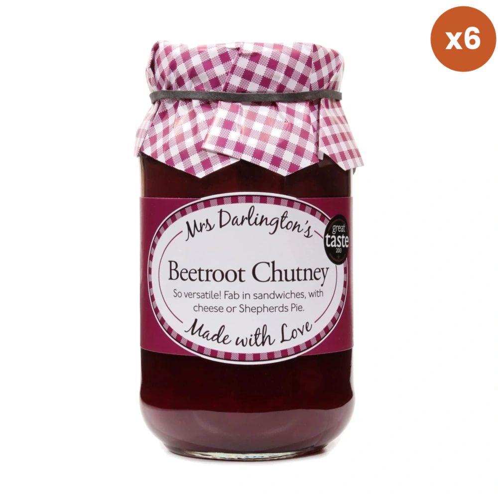 Mrs Darlington's Beetroot Chutney 6 x 312g
