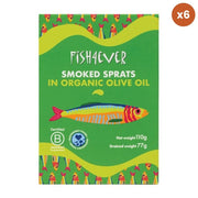 Fish4Ever Smoked Sprats in Olive Oil 6 x 110g