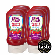 Real Good No Added Sugar Tomato Ketchup 6 x 310g