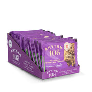 Display of Rhythm 108 cookie packages on a white background