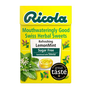 Ricola Lemon-Mint Sugar Free Box Herbal Sweets 20 x 45g