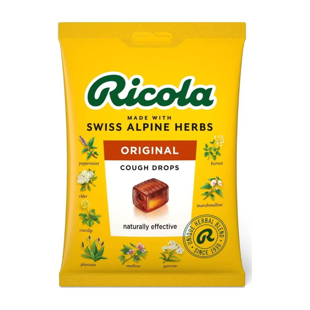 Ricola Swiss Alpine Herbs Cough Drops 12 x 75g