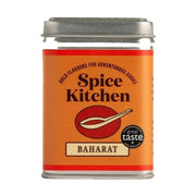 Spice Kitchen Baharat spice can on a white background