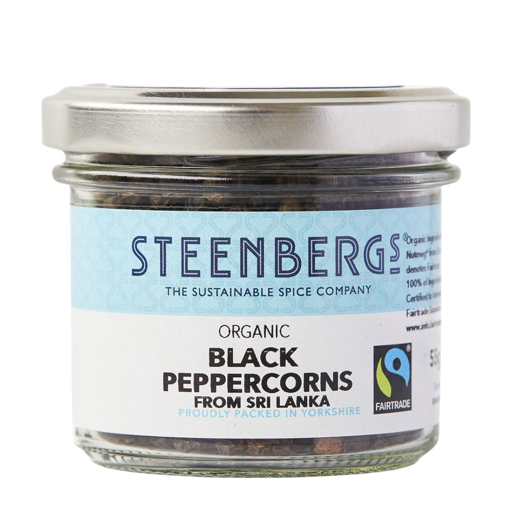 Steenbergs Organic Fairtrade Black Peppercorns 55g