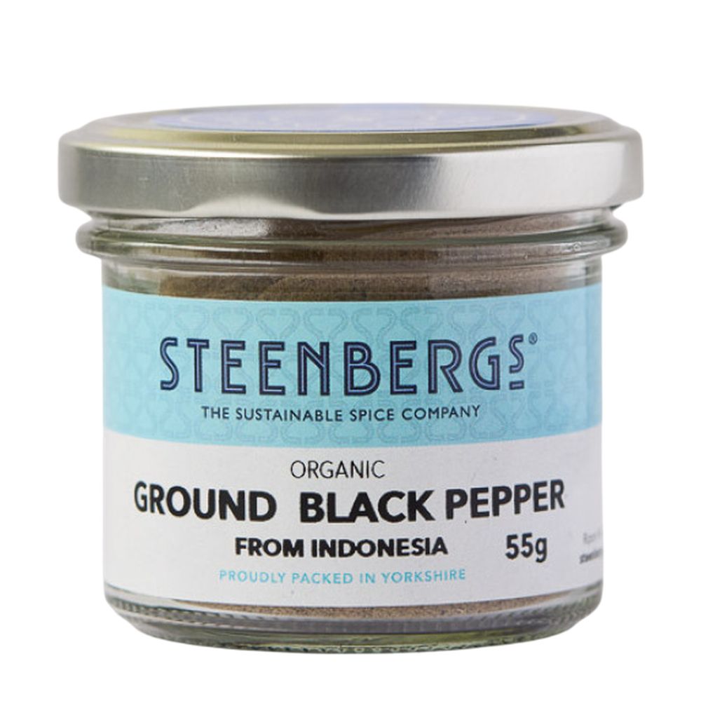 Steenbergs Organic Ground Black Pepper 55g