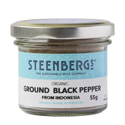 Steenbergs Organic Ground Black Pepper 55g