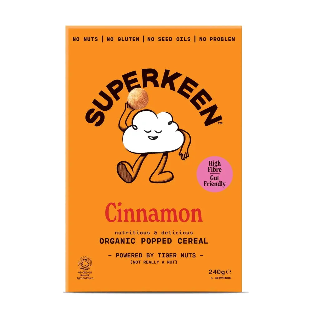 Superkeen Cinnamon Organic Tiger Nut Cereal 240g