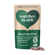 Multibiotic supplement package with 'Together Health' branding on a white background