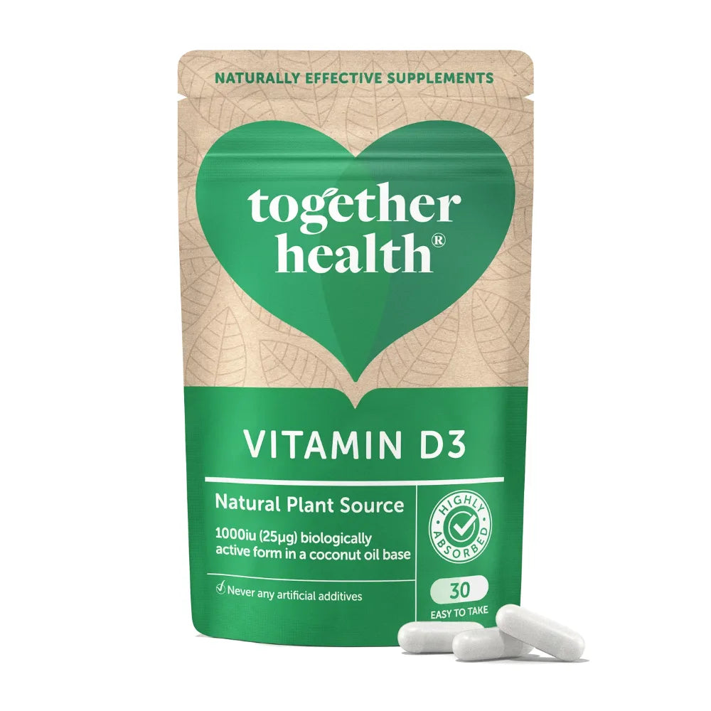 Together Health Vitamin D3 supplement package on a white background