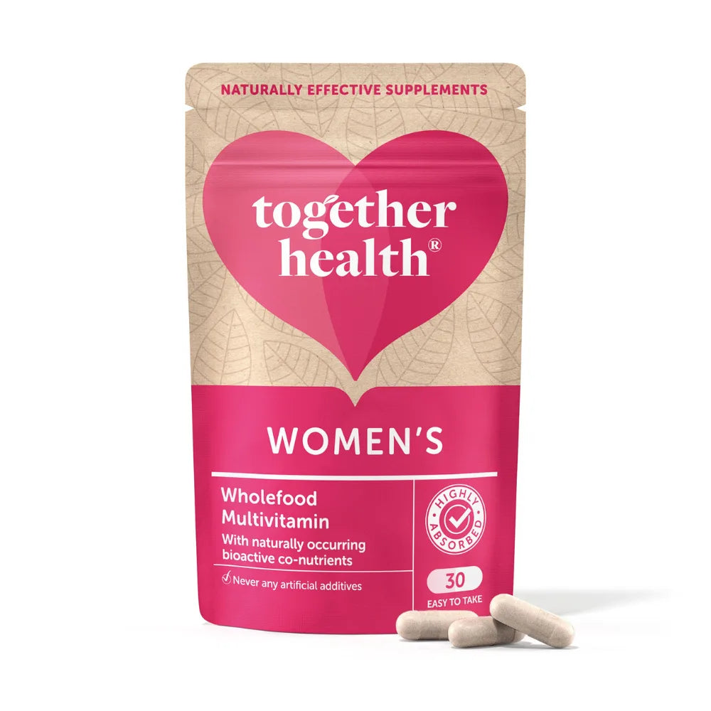 Together Health Women's Wholefood Multivitamin package on a white background