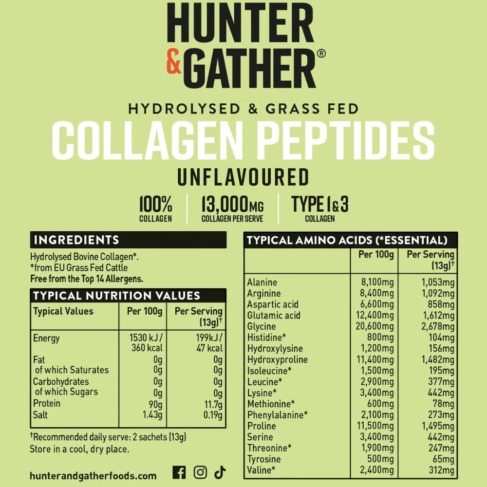 Hunter & Gather 100% Pure Collagen Peptides 400g