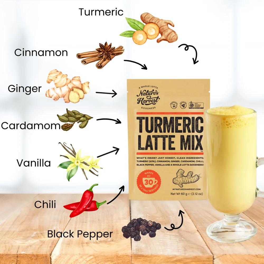 Nature's Harvest Turmeric Latte Mix 60g