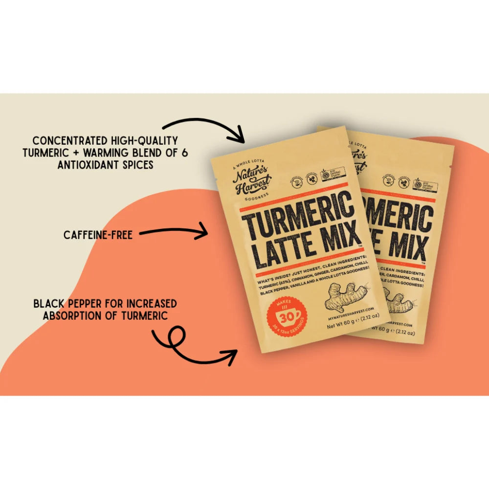 Nature's Harvest Turmeric Latte Mix 60g