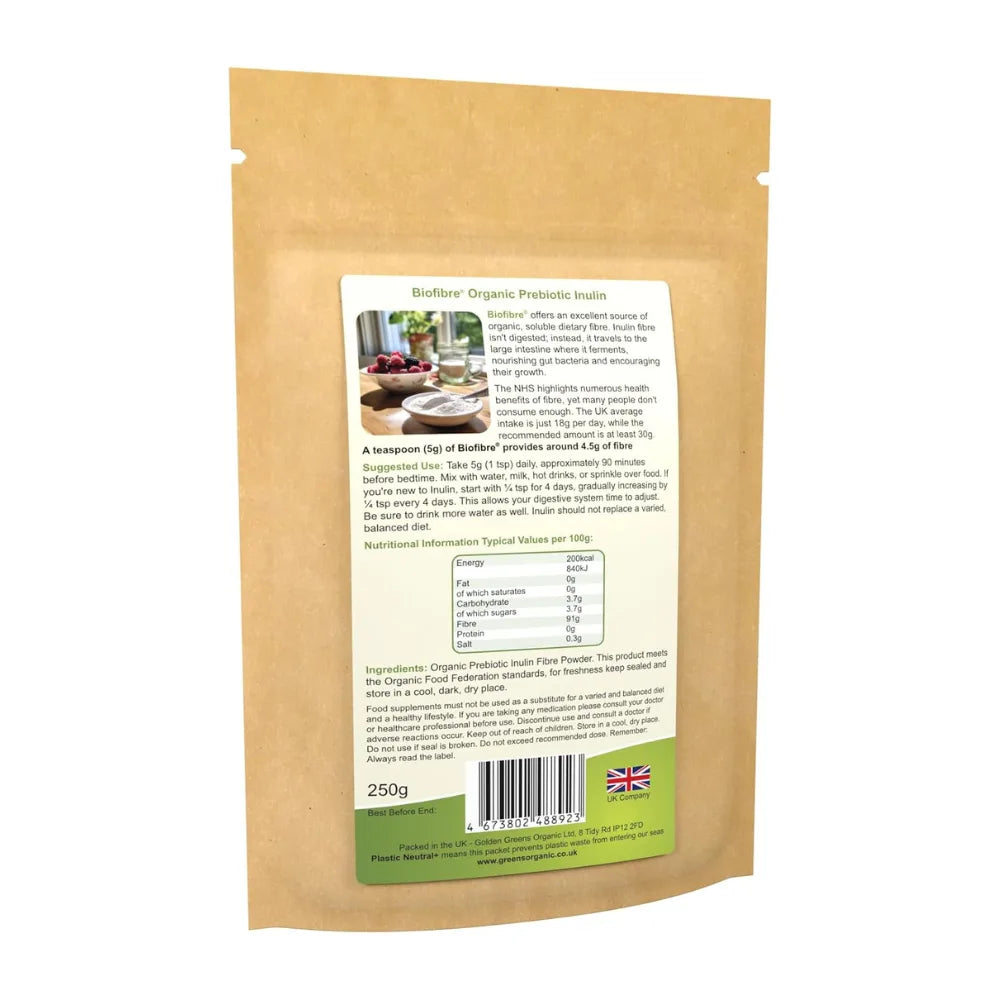 Golden Greens Organic Inulin Powder 250g