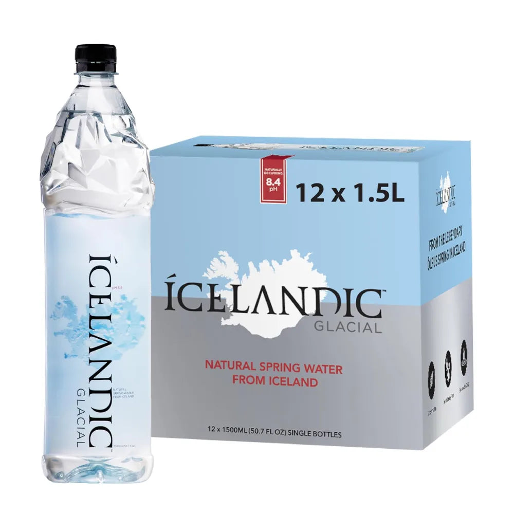 Icelandic Glacial Premium Still Water 12 x 1.5 Litres