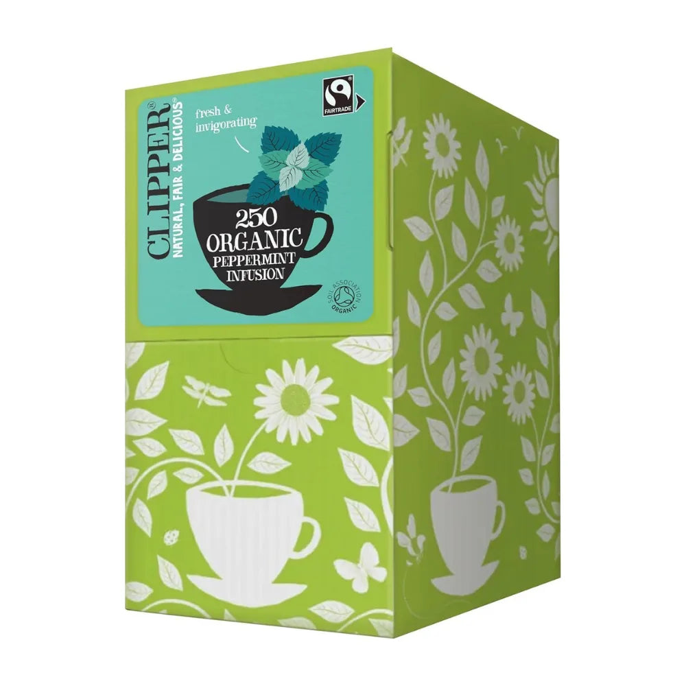 Clipper Fairtrade Organic Infusion Peppermint 250 Envelopes