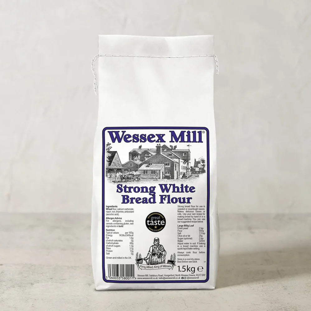 Wessex Mill Strong White Bread Flour 5 x 1.5 Kg