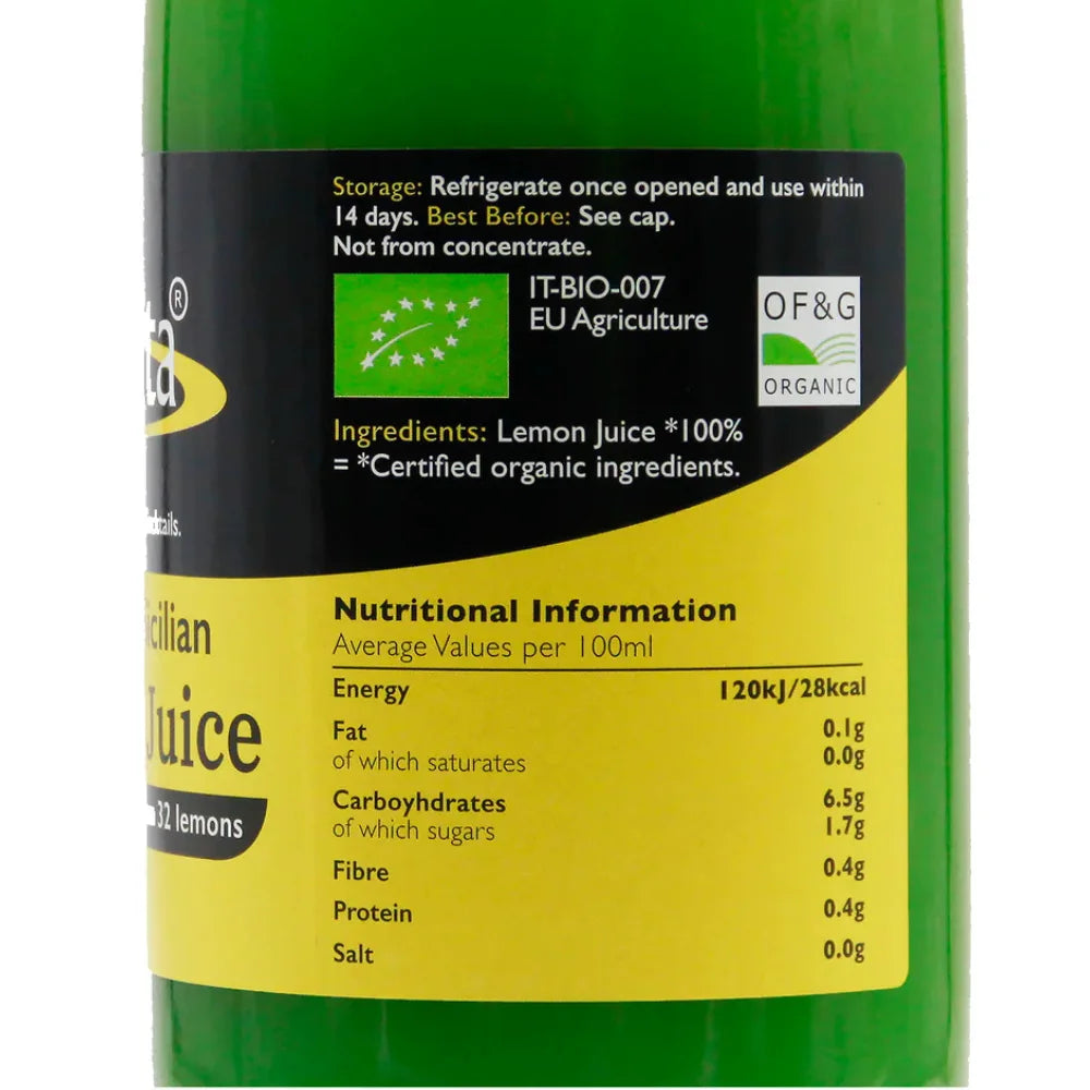 Sunita Organic Lemon Juice 1 Litre