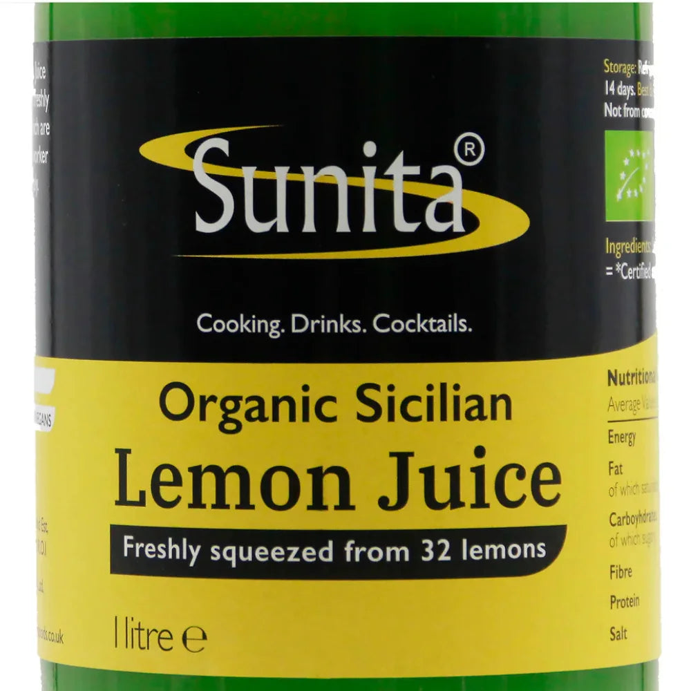 Sunita Organic Lemon Juice 1 Litre