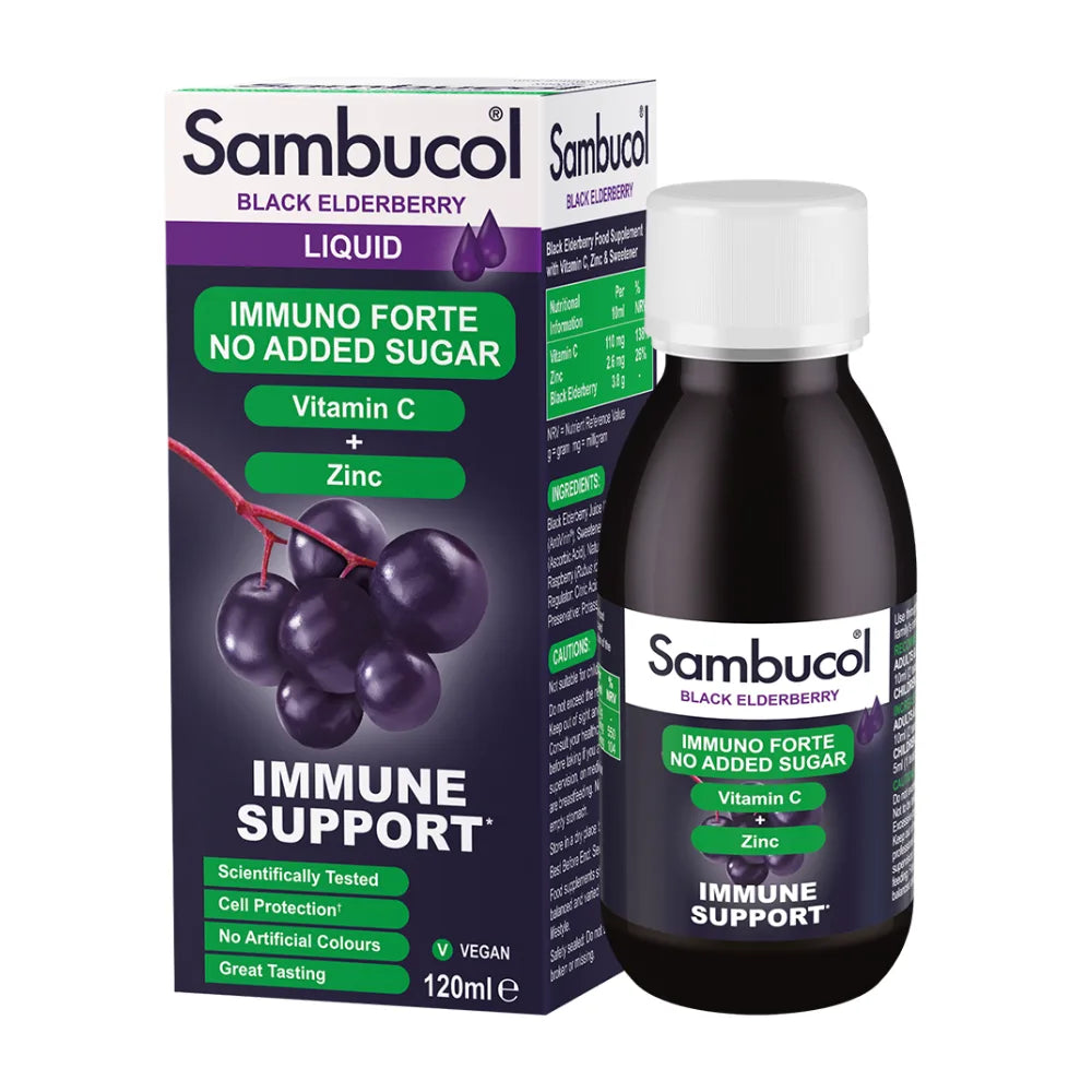 Sambucol Immuno Forte Sugar Free Liquid 120ml