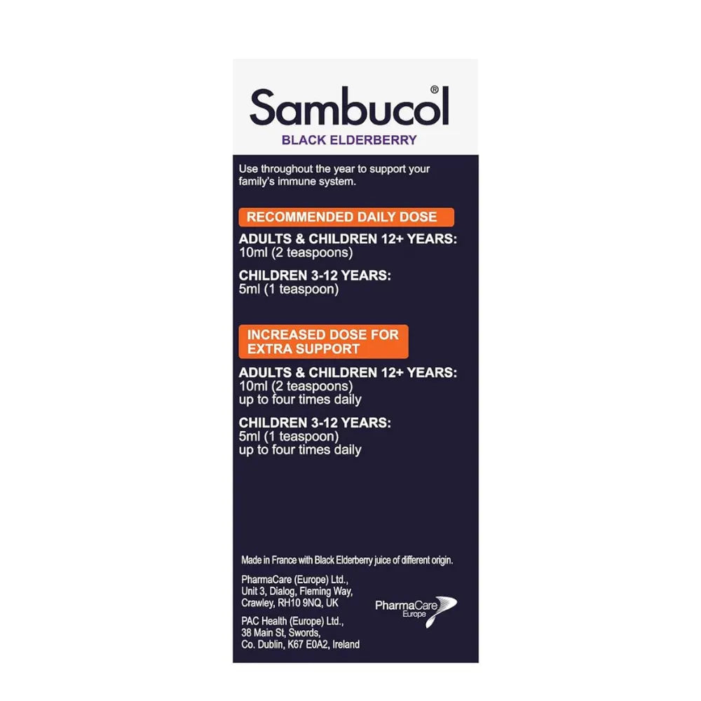 Sambucol Immuno Forte Sugar Free Liquid 120ml