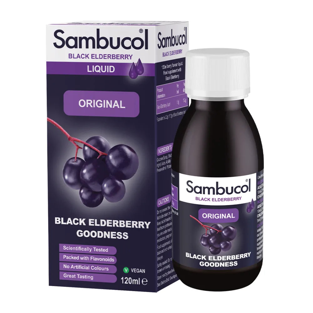 Sambucol Original Black Elderberry Liquid 120ml