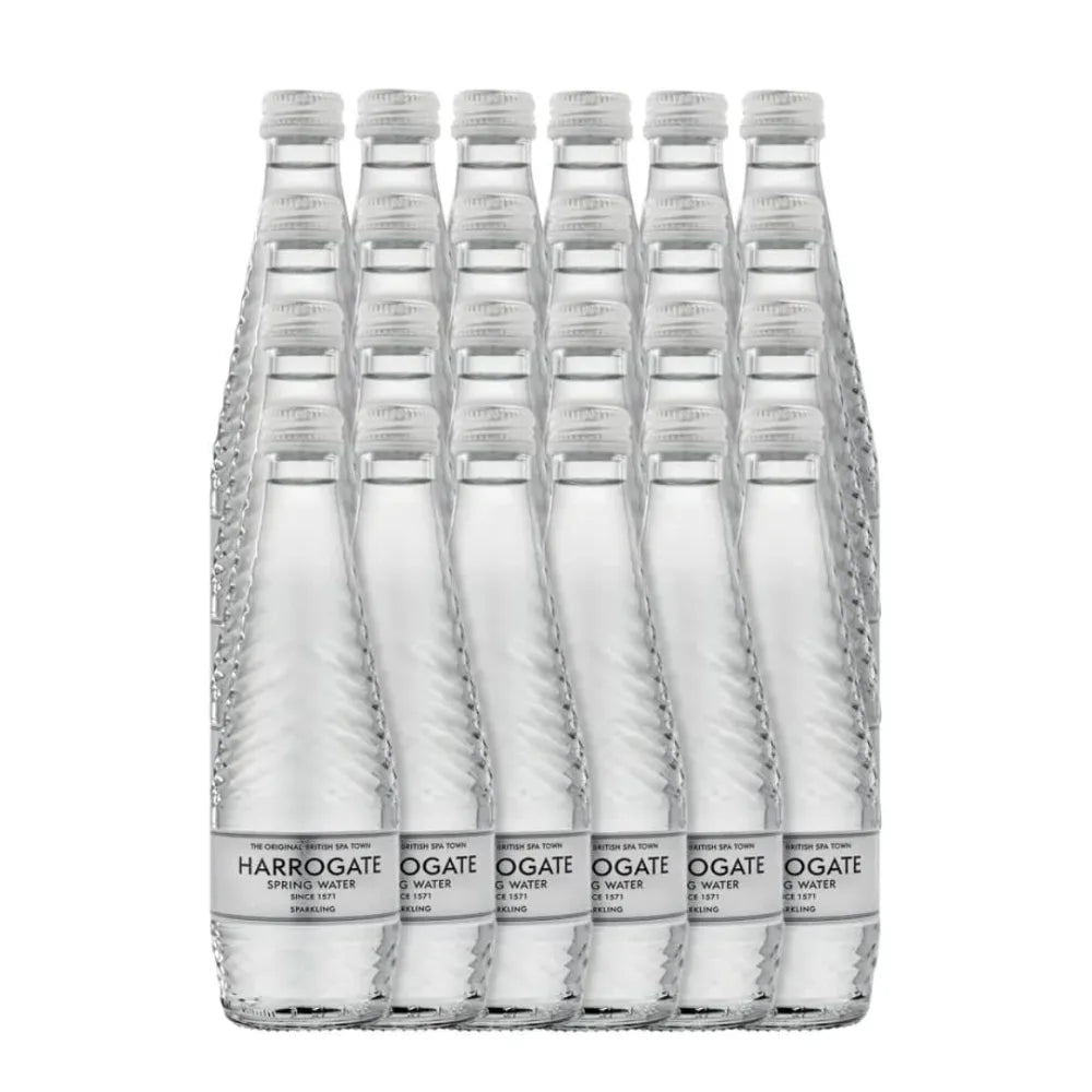 Harrogate Water Sparkling Glass Bottle 24 x 330ml