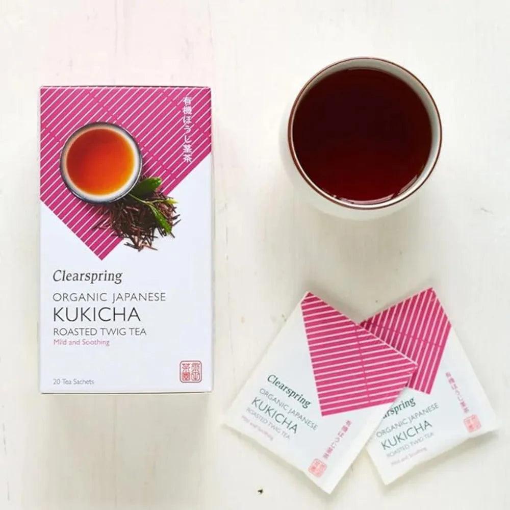 Clearspring Organic Japanese Kukicha 20 Tea Bags