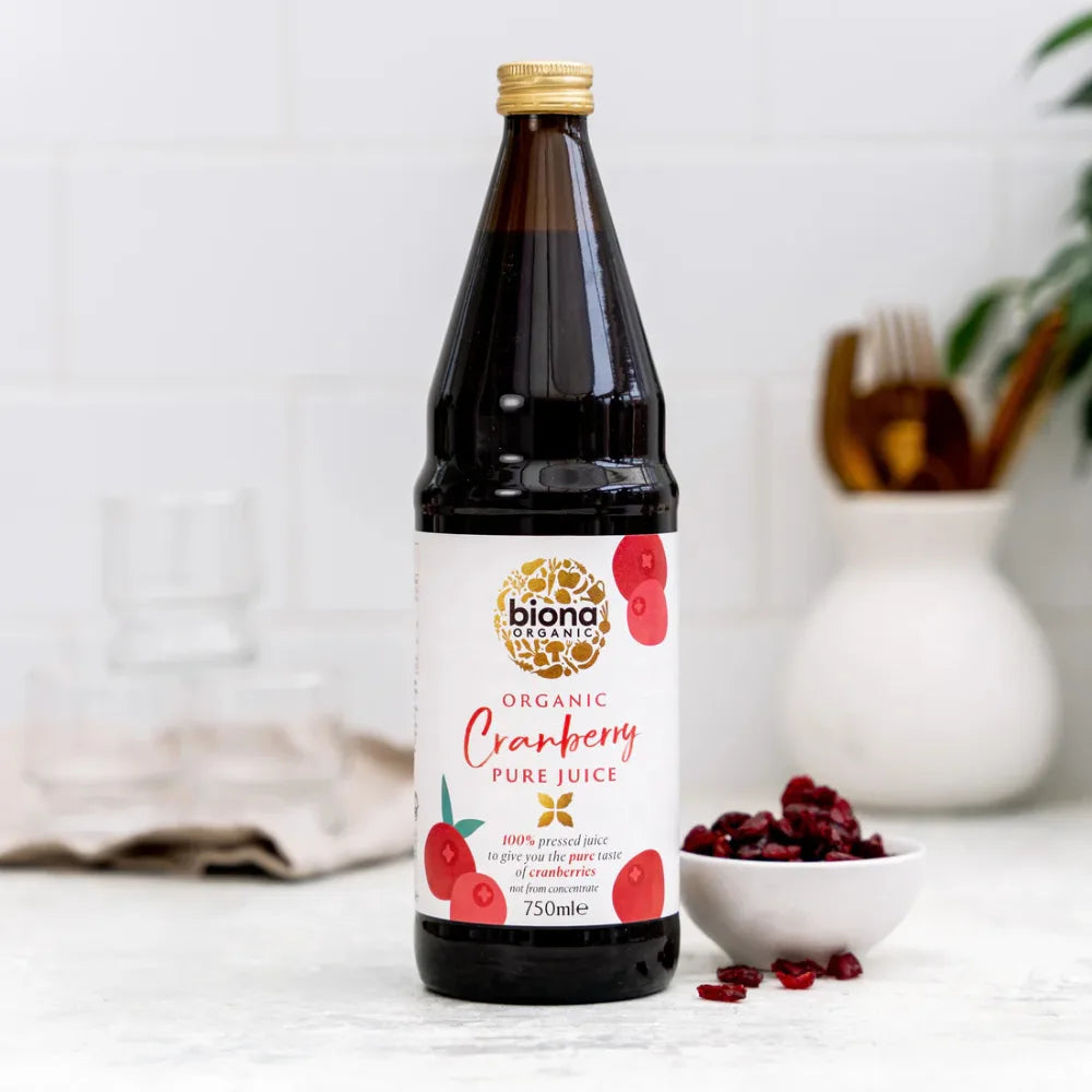 Biona Organic Cranberry Pure Pressed Juice 750ml