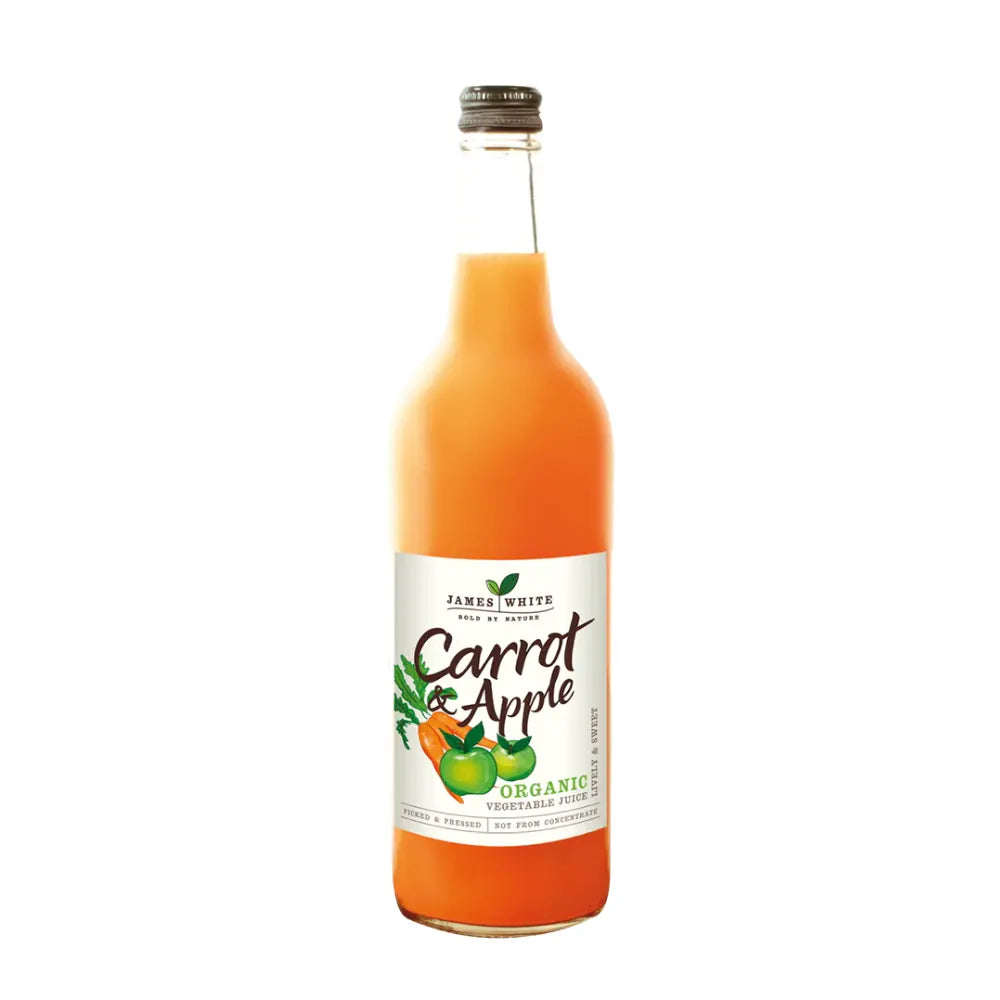 James White Organic Carrot & Apple Juice 6 x 750ml