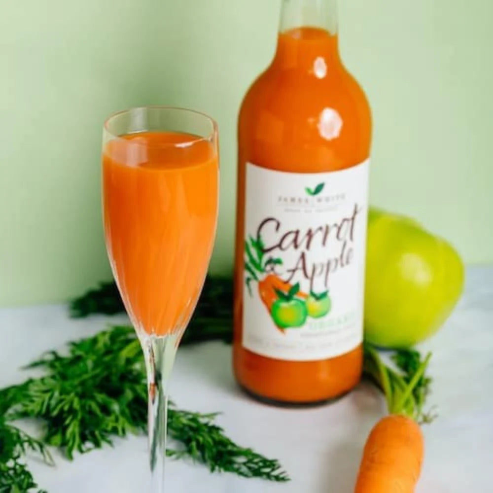 James White Organic Carrot & Apple Juice 6 x 750ml
