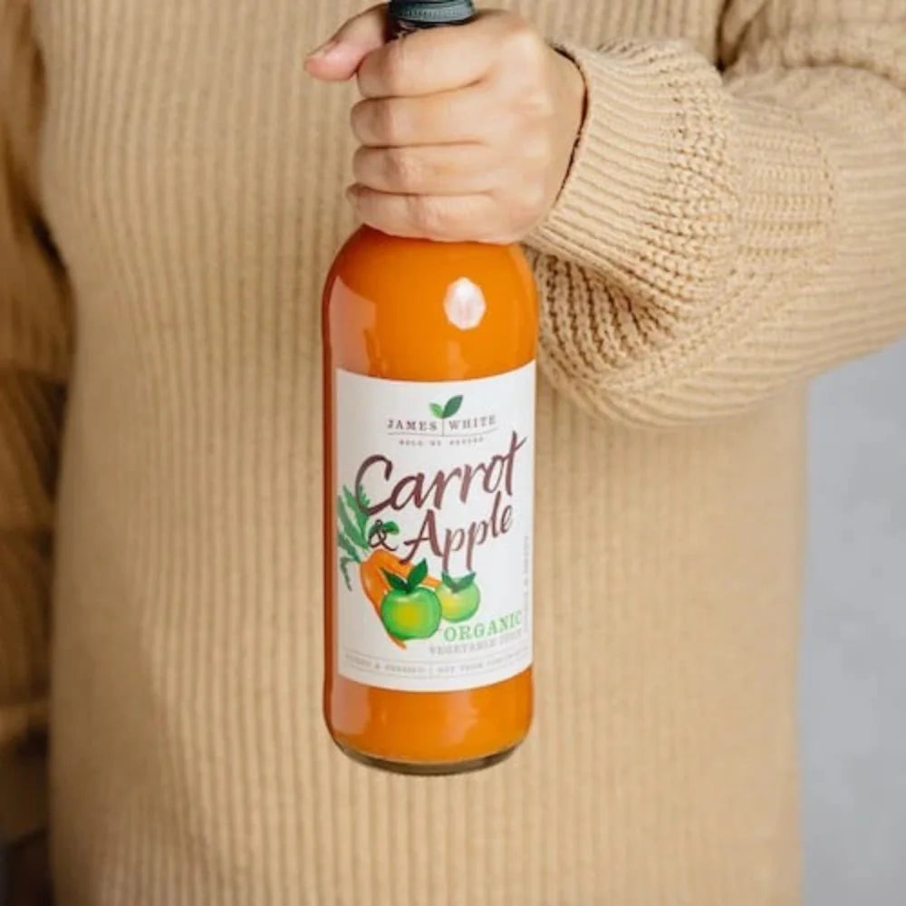 James White Organic Carrot & Apple Juice 6 x 750ml